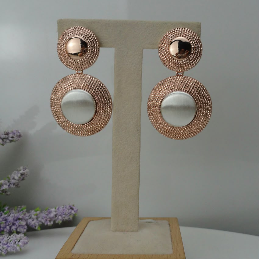 Gold Tone Necklace and Earrings Set product image