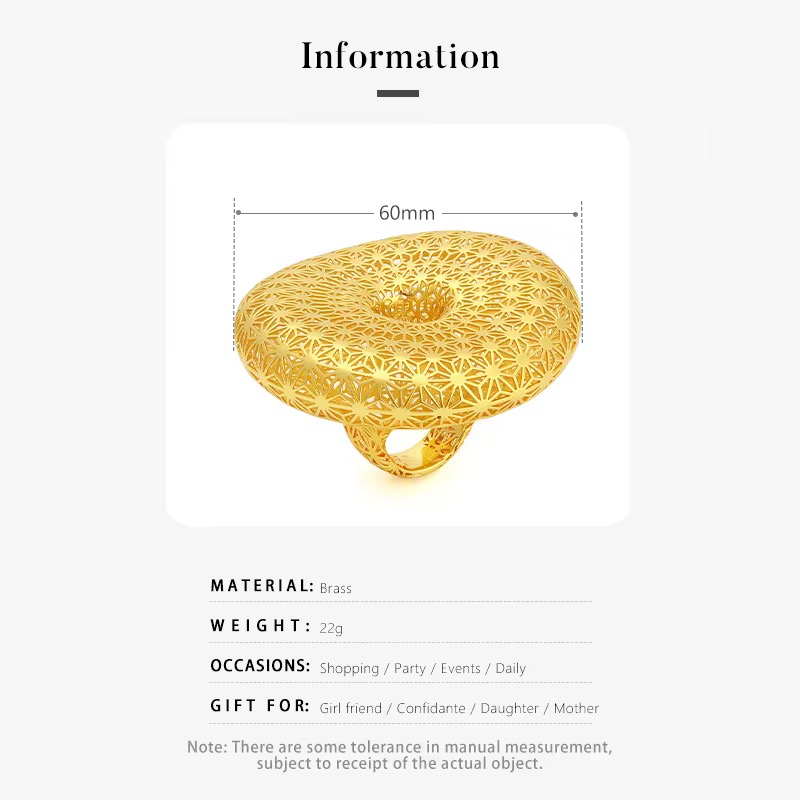 UFO - SHAPE FASHION RING